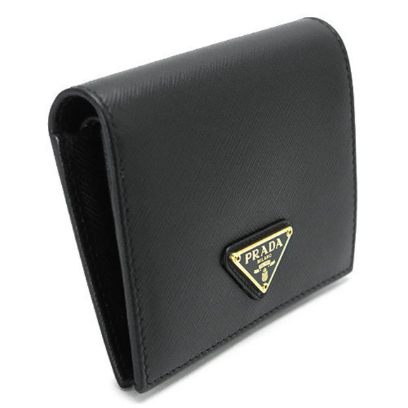 Prada Bi-FWallet Saffiano Black - Picture 1 of 6